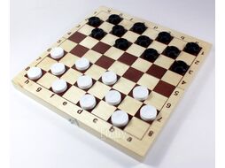 Набор настольных игр Десятое королевство Шахматы и шашки пластмассовые / 03879