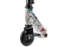 Самокат трюковый Ricos Blaze JL-301P (черный/граффити желтый)