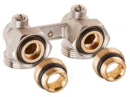 Клапан для нижнего подключения радиаторов 3/4" шаровый AVE289001 AV Engineering