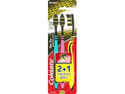 Набор зубных щеток Colgate Древесный уголь (2+1)