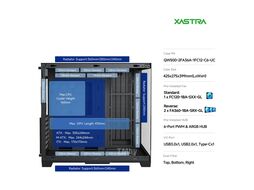 Корпус XASTRA QW500 7ARGB-FC-C6-UC Black (QW500-2FA36A-1FC12-C6-UC), без БП, ATX