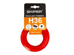 Леска SKIPER H36 (ф 2.0 мм х 15 м квадратн. сеч., красн.)