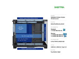 Корпус XASTRA QW500M 6ARGB-FC-C6-UC Black (QW500M-1FA36A-1FA24A-1FC12A-C6-UC), без БП, mATX