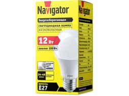 Лампа Navigator 61 478 A60-12-24/48-4K-E27