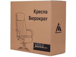 Кресло офисное Бюрократ T-898SL (искусственная кожа черный Leather Venge Black/металл)