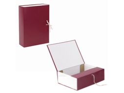 Коробка архивная Brauberg 122805 (бордовый)