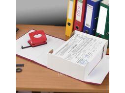 Коробка архивная Brauberg 122805 (бордовый)