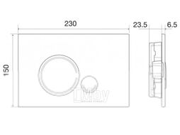 Кнопка для инсталляции BelBagno BB014-SR-BIANCO