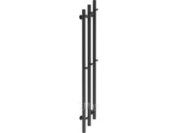Полотенцесушитель электрический Маргроид Ferrum Inaro 3 Cascade СНШ 120x6 (черный матовый, таймер справа)