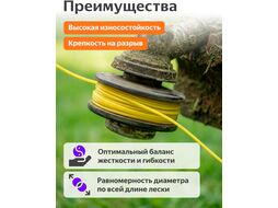Леска ф3,0ммх26м квадрат.сеч. STARTUL GARDEN (ST6057-30)