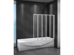 Стеклянная шторка для ванны Cezares Relax-V-5-120/140-P-Bi-R