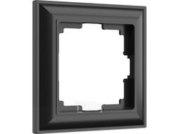 Рамка для выключателей и розеток Werkel W0012208 / a051022 (черный матовый)