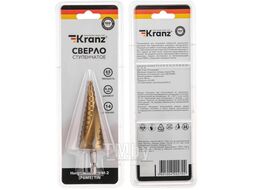 Сверло по металлу ступенчатое ТИТАН 4,0-30,0 мм 98 мм 65 HRC Р6М5 TiN KRANZ (REXANT)