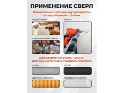 Набор сверл по мет. 25шт 1-13мм HSS GEPARD (сверло по металлу)