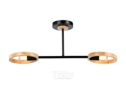 Потолочный светильник Ambrella Traditional TR8244/2 BK/LWD (черный/светлое дерево)