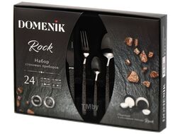 Набор столовых приборов Domenik Rock Black DMC035 (24шт)