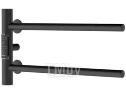 Полотенцесушитель электрический Маргроид Ferrum Cook СНШ 18x40 (черный матовый, таймер слева)