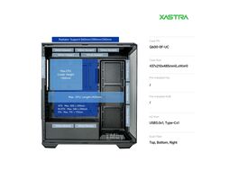 Корпус XASTRA Q600 Black (Q600-0F-UC), без БП, ATX