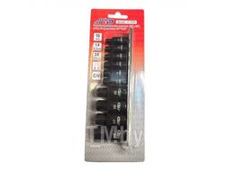 Головки-адаптеры для метчиков 1/4 и 3/8, набор 10 предметов, CrV H-D HD-29280