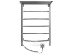 Полотенцесушитель электрический GRANULA Классик 50x80 D32 с полкой (терморегулятор с таймером слева)