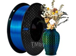 Пластик для 3D-печати Kingroon PLA Tri Color Silk 1.75мм / NSC021 (1кг, Yellow/Blue/Green)