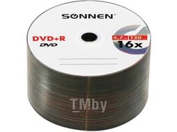 DVD+R 4,7Гб 16x, набор 50 шт. SONNEN 512577