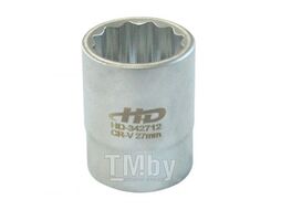 Головка торцевая 3/4 12гр. 27мм L50мм CrV H-D HD-342712