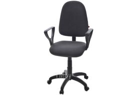 Кресло офисное Фабрикант Престиж+ (ТК-3 светло-серый/PL 600)