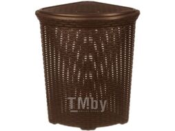Корзина для белья Violet Ротанг / 235001 (60л, коричневый)