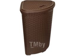 Корзина для белья Violet Ротанг / 235001 (60л, коричневый)