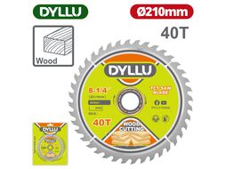 Диск пильный 210x30 мм 40 зубьев DYLLU DTTC2K00
