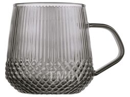 Кружка стеклянная, 400 мл, серия SONATA GREY, PERFECTO LINEA 30-004020