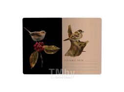 Тетрадь 40л в клетку "FAUNA.Воробей" крепление-декор. нить Bruno Visconti 7-40-001/208