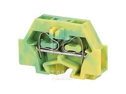 Мини-клемма проходная FJ5-1,5/5х25х17мм, 18A, 400V, пружинная, 2 присоед., 1,5(max 2,5)мм2, желто-зе BLOX BX336222