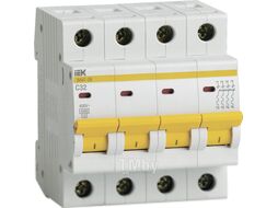 Выключатель автоматический IEK ВА 47-29 32А 4P 4.5кА С / MVA20-4-032-C