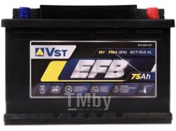 Автомобильный аккумулятор VST 575500071 (75 А/ч)