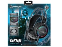 Наушники-гарнитура Defender Dexter RGB / 64595
