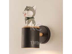 Светильник светодиодный настенный Астерия MMD-LED B135-1-1xE27, черный, Home Light B135-1-B
