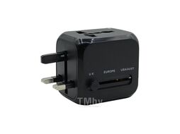 Переходник сетевой TravelEnergy 3 с двумя USB-разъемами и 1 Type-C разъемом BL1 Robiton БЛ19711