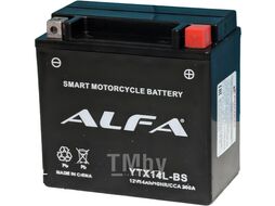 Мотоаккумулятор ALFA battery YTX14L-BS / EB14C-3 (14 А/ч)