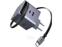 Сетевое зарядное устройство Ugreen X615 Space Gray (65825)