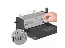 Перфобиндер Plastic Binder T314 на пласт. пружину, сшивает до 450 лст., перфорирует 25 лст. Deli ET314