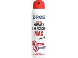 Аэрозоль от насекомых Bros Max от комаров и клещей 208 (90мл)