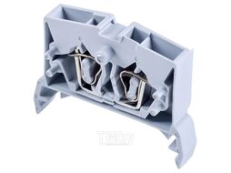 Мини-клемма проходная FJ3-2,5 GY/6х38х27мм, 24A, 800V, пружинная, 2 присоед., 2,5(max 4)мм2, серая BLOX BX336230