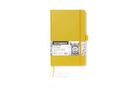Скетчбук 13*21 см, 140 г/м2, 80 л., горчичный Sketchmarker 25775203SM