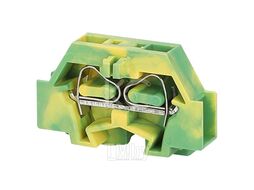 Мини-клемма проходная FJ5-2,5/6х28х18мм, 24A, 500V, пружинная, 2 присоед., 2,5(max 4)мм2, желто-зеле BLOX BX336225
