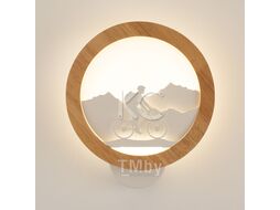 Светильник светодиодный настенный Астерия MMD-LED C053-7-12W, 4000K, дерево/белый, Home Light C053-7