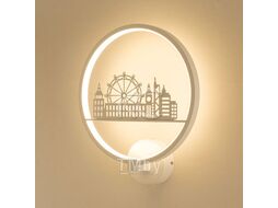 Светильник светодиодный настенный Астерия MMD-LED C070-5-14W, 4000K, белый, Home Light C070-5-W