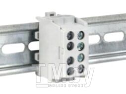Клемма распределительная КВС с двойным винтом 2x35/2x25 серая КС 92088