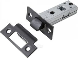 Защелка врезная Ренц INL 5-45 plastic Black с пластиковым язычком (черный)